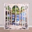 2 Panel Blackout Blinds Thermal Insulated Landscrape Window Curtains 3D Printed Carousel 1