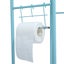 160x50x25CM Toilet Bathroom Shelf Steel Pipe Material Perforation - Free Storage Carousel 9