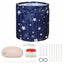 70x20x8cm PVC Adult Portable Folding Bathtub Water Tub Bucket Outdoor Room Carousel 2