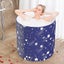 70x20x8cm PVC Adult Portable Folding Bathtub Water Tub Bucket Outdoor Room Carousel 6