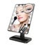 Makeup Mirrors , Charminer 20 LEDs Touch Screen Light Illuminated Cosmetic Deskt Carousel 1