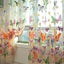 Butterfly Printed Sheer Window Curtains Tulle Door Window Screen Carousel 1