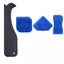 35Pcs Caulking Nozzle Silicone Caulking Tools Silicone Glass Cement Scraper Tool Carousel 2