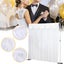 3x3M White Stage Wedding Party Backdrop Photography Background Drape Curtains Carousel 1