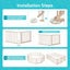 Wooden Playpen,Foldable Fence Playard Carousel 10