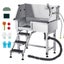 86.4 cm Stainless Steel Dog Washing Station with Hot & Cold Faucet (Left Door) Carousel 1
