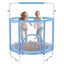 New 55" Trampoline for Kids Mini Toddler Trampoline with Net Indoor Outdoor Carousel 1