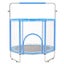 New 55" Trampoline for Kids Mini Toddler Trampoline with Net Indoor Outdoor Carousel 12