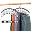 Legging Organizer for Closet Metal Yoga Pants Hangers 2 Pack w/10 Clips Carousel 12