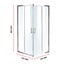 Della Francesca 900 X 900Mm Sliding Door Nano Safety Glass Shower Screen By Carousel 2