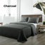 Royal Comfort Blended Bamboo Sheet Set Charcoal King Size Carousel 5