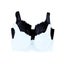 2 Pack Soft Bra - Size 16C - Black/White Carousel 2
