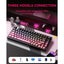 LEOBOG Hi75c PRO 75% Tri-mode Mechanical Keyboard - Black Pink Aluminium Alloy Carousel 8