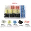 600pcs Solder Seal Sleeve Heat Shrink Butt Wire Connectors Terminals Carousel 17