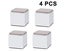 4Pcs,Premium Adjustable Furniture Risers-Bed Riser,Table Riser Carousel 1