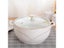 Ceramic Soup Pot 2.6L White Round Nordic Lid Large Bowl Kitchen Tableware Carousel 2