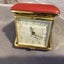 Vintage Equity travelling alarm clock winding action working Carousel 5