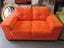 2660 BRIGHT ORANGE 2 SEATER SETTEE Carousel 1