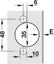 Cabinet Hinge Full Overlay 110deg NON-Soft close Hafele Quick Fit Carousel 4