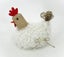 Doorstop Weighted Fabric Sitting Daisy Chicken Door Stopper Carousel 1