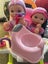Fisher price baby doll stroller + 2 interactive dolls Carousel 6