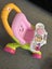 Fisher price baby doll stroller + 2 interactive dolls Carousel 1