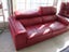 2669 MODERN RED LEATHER 3 SEATER SETTEE Carousel 2
