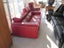 2669 MODERN RED LEATHER 3 SEATER SETTEE Carousel 3