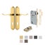 Iver Stirling Door Lever Handle on Shouldered Backplate Entrance Kit Key/Key Carousel 2