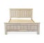 QUEEN BED FRAME - BERLIN - WHITE WASH SOLID ACACIA HARDWOOD Carousel 2