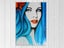Pop Art - Woman - Blue, Pink - Graffiti Art - Art Prints Carousel 1