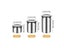 1pc/3pcs Stainless Steel Sealed Storage Jars For Kitchen Carousel 8