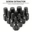 10Pcs Impact Nut Bolt Extractor Kit For Damaged Screws Carousel 4