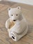 Vintage Artesania Rinconada ( ATR ) Pottery Polar Bear Figurine Carousel 8