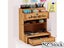 Desk Organiser Office Desktop Organiser Storage Rack + Phone Holder Carousel 2