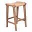 Reclaimed Oak & Rattan Counter Stool Carousel 1