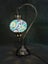 Turkish Mosaic Lamp 6 - Swan Neck Multicolour (37cm) Carousel 1
