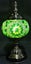 Turkish Mosaic Lamp - (Green) Carousel 1