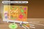 LED Acrylic Drawing Board with 7 Coloured Markers and Stand Carousel 7