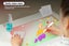 LED Acrylic Drawing Board with 7 Coloured Markers and Stand Carousel 8