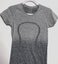 RRP$109 Lululemon Swiftly Tech hip length grey ombré!! Carousel 1