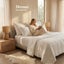 Dreamz 200GSM All Season Bamboo Winter Summer Quilt Duvet Doona Soft Singe Size Carousel 7