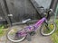 20 inch size girls bike near new! Carousel 7