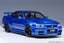Auto Art 1/18 77462 Nissan Skyline GT-R (R34) Z-tune (Bayside Blue) Carousel 9