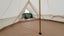 4m Bell Tent with extra zip-on Porch - Oxford 900D Heavy Duty Canvas Carousel 6