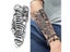 1pc Rounded Font Arm Waterproof Temporary Tattoo Long-Lasting 1-2 Weeks Carousel 3