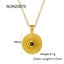 Veile Studios French Round Eye Pendant With Elegant And High End Design Necklace Carousel 2
