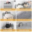 Foldable Laundry Basket Wall Mounted Clothes Storage Household Organizer Grey Carousel 5