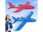 Electric Foam Plane Glider Hand Throw Airplane With LED Light Automatic Flight Carousel 3