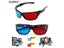 Black Frame Universal 3D Plastic Glasses/Oculos/Red Blue Cyan 3D Glass Anaglyph Carousel 3